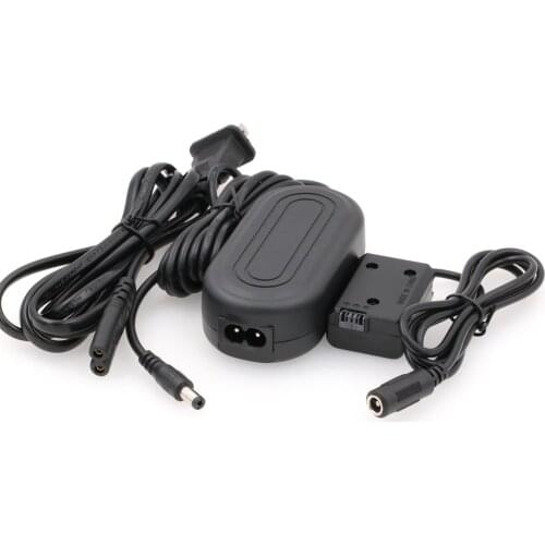 AC-PW20 AC Power Adapter and NP-FW50 DC Coupler Dummy Battery for Sony A7 A7S A7R A7SII NEX Series Camera