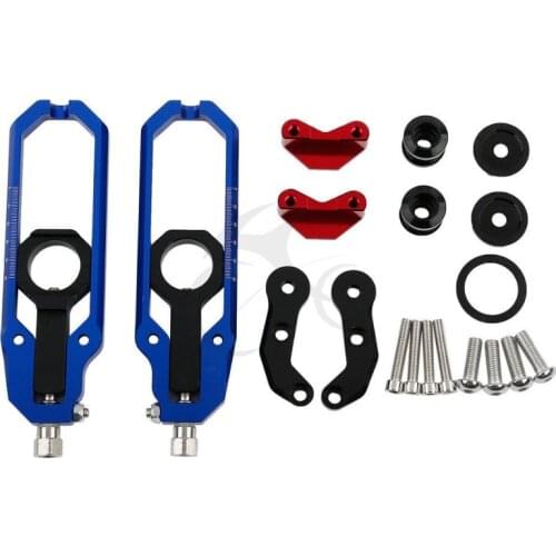 Aluminum Blue Chain Tensioner Adjuster W/ Spool For Suzuki GSXR600 2006 -2016