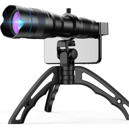 Apexel 36X HD Telephoto Lens Dual Focus Adjustable Telescope Lens Telephone Camera Lens