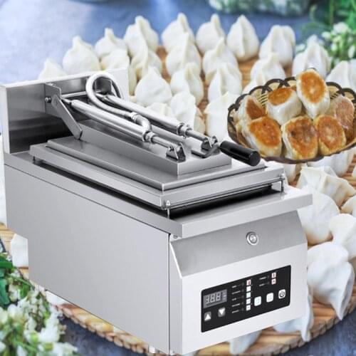 220V Electro-thermal Automatic Fried Dumpling Machine Single Head Nonstick Pan Snack Bar Food Home Kitchen Electrical Appliances