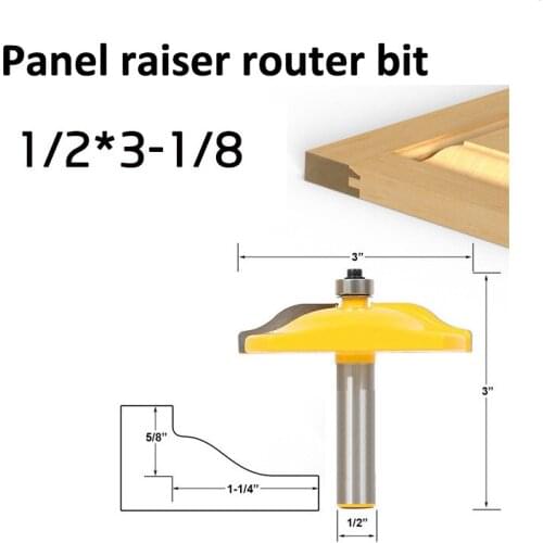 Freeshipping Thumbnail Table Edge Router Bit with Medium 1/2-Inch Shank for Wood carving cutter tool
