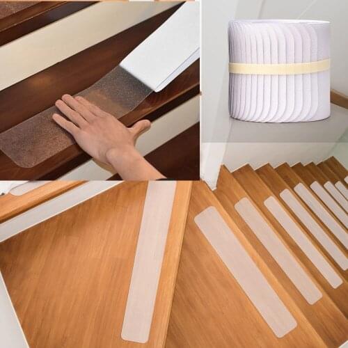 Large Size PEVA Transparent Anti Slip Bath Grip Stickers Waterproof Stairs Steps Floor Shower Strips Safety Tape Pad Bathtub Mat