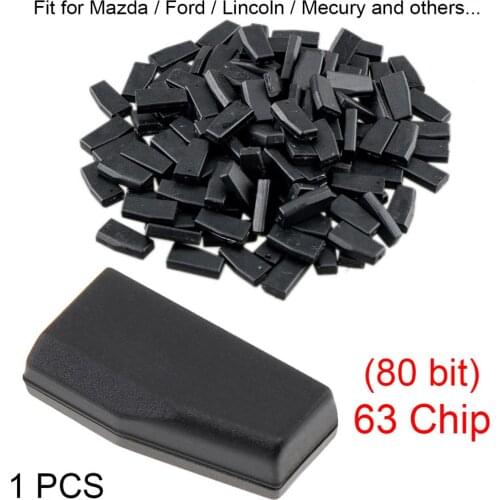 Black Blank 4D63 80Bits Carbon Chip Car Key Transponder Chip fit for Mazda Ford Lincoln Mercury