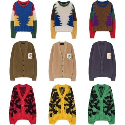 Kids Cardigan 2019 Autumn Winter StRafina Boys Girls Knitted Sweater Baby Woolen Top Cardigan Outerwear Children Clothes Sweater