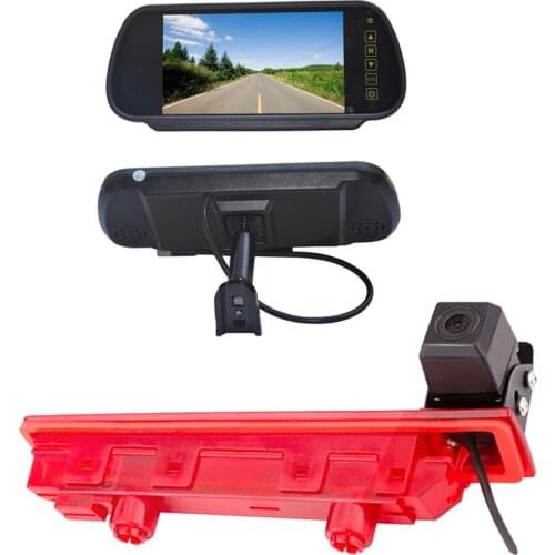 Vardsafe VS9387R 7Inch Replacement Rear View Screen & Reverse Camera for Volkswagen Transporter T5 / T6 (with Twin Rear Doors)