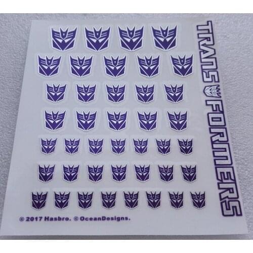 Distorted genuine metal hot three-dimensional logo transfer sticker