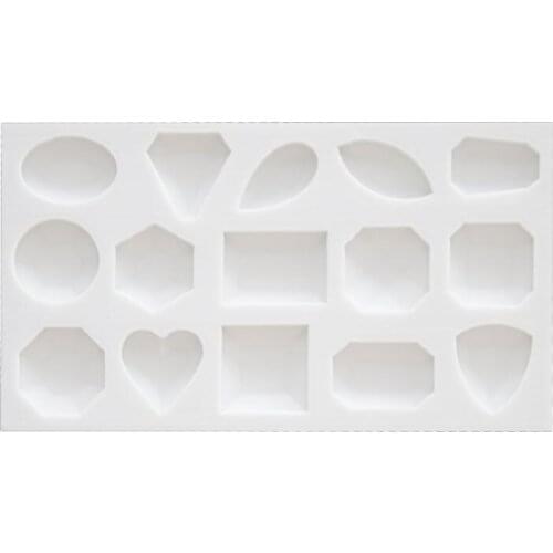 Cabochon Gemstone Silicone Mold Large Oval Round Shape Resin Epoxy Jewelry DIY