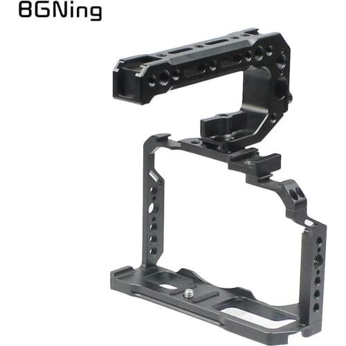BGNing Camera Cage for Fujifilm XT40 Protective Case w/ Handle Cold Shoe Mount Rig Stabilizer Rail Rod System Kit for FUJI XT-40