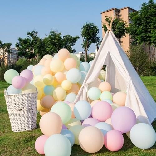 5inch Macaron Pink Purple Blue Gray Latex Balloons Pastel Candy Wedding Birthday Party Decor Baby Shower Kid Toy Hazy Globos