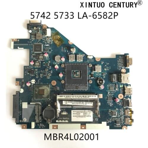 MBR4L02001 For Acer Aspire 5742G 5733 Laptop Motherboard PEW71 LA-6582P MB.R4L02.001 Main board HM55 W/ HDMI 100% tested working