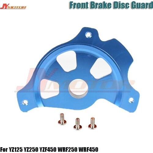 Front Brake Disc Rotor Guard Cover Protection Fit For YZ125 250 YZF WRF YZF250 YZF450 WRF250 WRF450 2007-2015 07 08 09 10