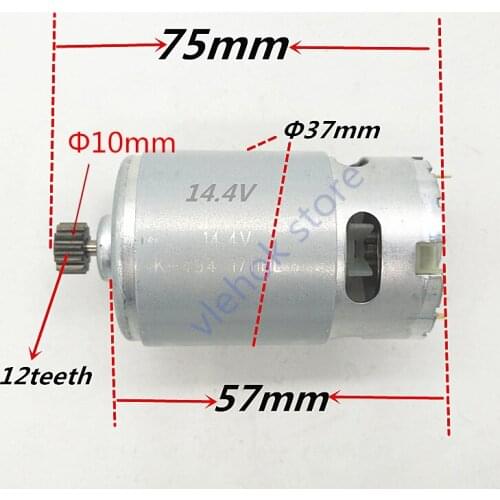 12 Teeth 14.4V Motor Replace for BOSCH GSR1440-LI TSR1440-LI 2 609 199 378 Cordless Drill Driver Screwdriver Power Tool part