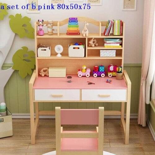 Toddler Estudo Children Pour and Chair Avec Chaise De Estudio Adjustable Mesa Infantil Bureau Enfant Study Table for Kids