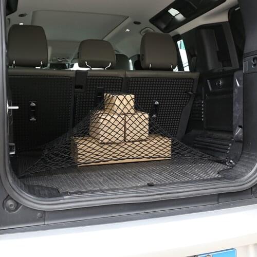 Car trunk fixed net bag, tail box elastic net cover, suitable for Land Rover Defender 90 110 130 auto parts