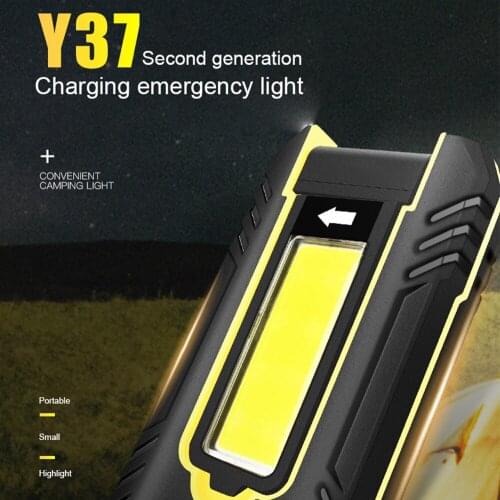 30W Super Bright LED Emergency Light Portable COB Camping Tent Light Rechargeable Power Bank Outdoor Rotation Work Lamp Magnet