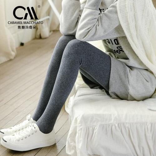 Caramella Women Tights Brand Classic Sexy Cotton Footed Pantyhose Look Slim Thick Tights Stockings Women Fashion Autumn Tights