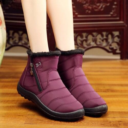 Womens Boots 2019 winter boots Non-slip Waterproof platform Snow boots Women Winter Shoes