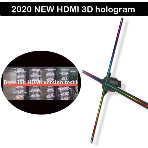 2020 new HDMI 3D HOLOGRAM LED FAN dseelab 65CM 65HDS Resolution 1024*1024 FOR HOLOGRAM LED FAN ADVERTISING DISPLAY HDMI OUTPUT