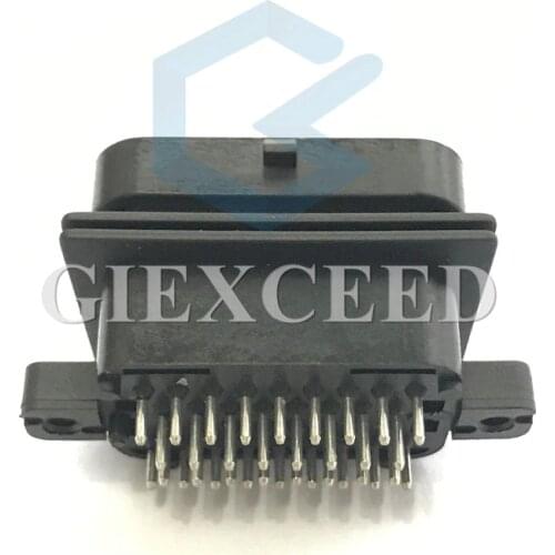 34 Pin 2-6447232-3 Way Male ECU Straight Pins PCB Automotive Connector For Motec Haltech Suzuki Plug