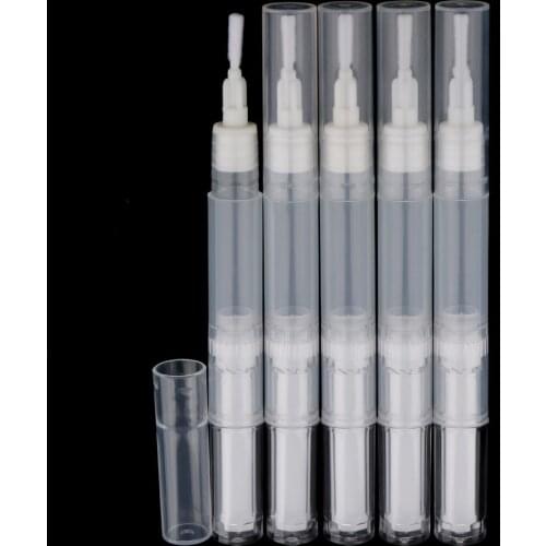 5 Piece Empty Mascara Vials Eyelash Growth Bottle Liquid Tube Lip Gloss Pen