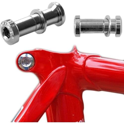 8mm Steel Bicycle Seatpost Bolt Vintage Anti-Lost Adjustable 17-25mm Seat Post Binder Fixed Bolt Lock Screw Bike Accessories
