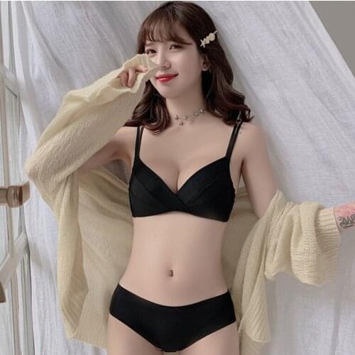 Push up bras sexy seamless womens underwear adjustable wire free female bralette ladies lingerie bralette Small Breasts Bra Top