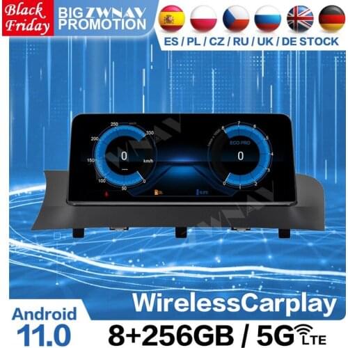 Carplay 8+256G Android 11 Radio Receiver For BMW X3 X4 F25 F26 2011 2012 2013 2014 2015 2016 Audio Stereo Video Player Head Unit