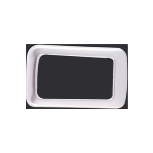 For Audi Q3 2019 stainless steel car interior accessories car trunk switch button frame decorative cover trim Car Accessories