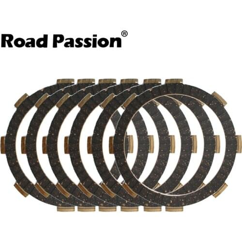 Road Passion 6pcs Motorcycle Clutch Friction Plates Kit For Honda CMX250C2 CMX250C CMX250CD CRF150RB CMX250 CMX 250 C CD C2