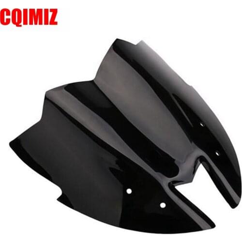New Style Black Motorcycle Windshield Windscreen Visor For Kawasaki Z800 2014 2015 2016 Double Bubble