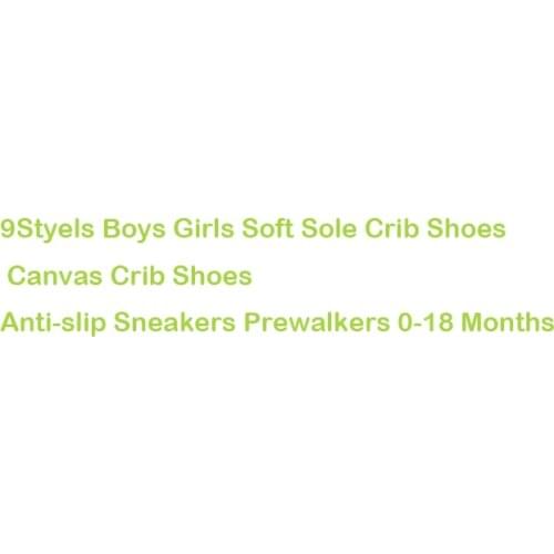 Focusnorm Toddler Sneakers Boys Girls Soft Sole Crib Shoes Canvas Crib Shoes Anti-slip Sneakers Prewalkers 0-18 Months
