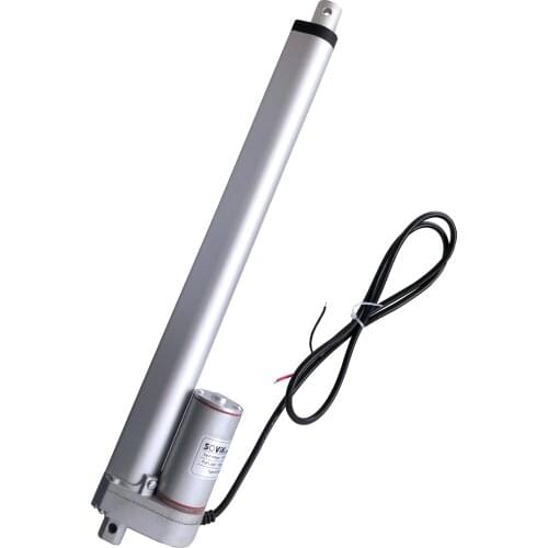 SOVik 12 inch 300mm Stroke Linear Actuator 12V DC Quiet Electric Multi-function 50kg / 110lbs Max Lift