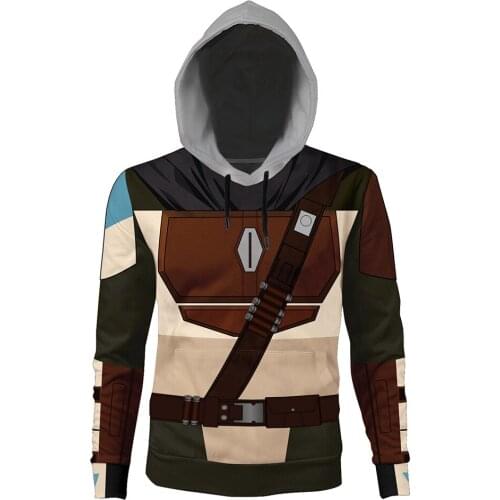 In Stock Star Cosplay Costume Manda 3D Print Hoodie Men Pullover Coat Girl Boy New Years Gift