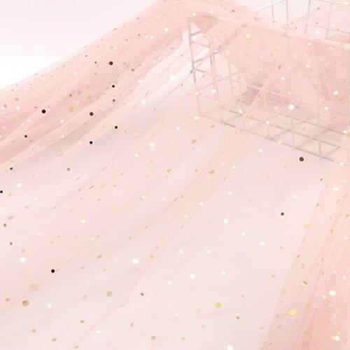 Soft Twinkle tulle lace Fabric shiny Net tulle mesh lace fabric For Bridal Veil Wedding Dress, Evening Gown, BJD Doll Dress