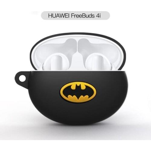 Cute Bear Non-slip Soft Case for Huawei Freebuds 4i Case Funny Silicone Earphone Cover