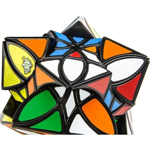 57mm Plastic Shaped Corner Cube Colorful Toys Adults New Year