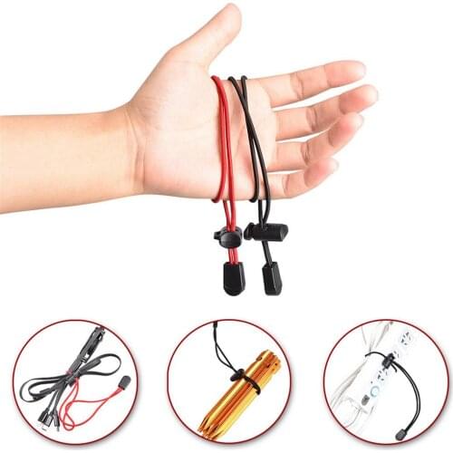 Oxford Elastic Rope Strong Durable Backpack Strap Elastic Cord Plastic Buckle Lightweight Elastic Rope For Hiking Stick Holder