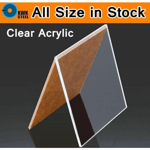 Clear Acrylic Perspex Sheet PU Plastic Panel Transparent Sawn Cut Panels Shatter Resistant Clay Pottery Sculpture Tool Workbench
