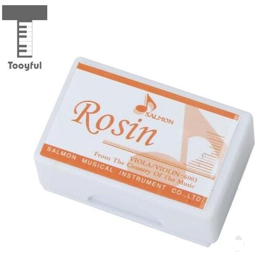 Tooyful High Quality Rosin With Protective Container for Electric Violin Guitar Practice Beginners And Students Light yellow