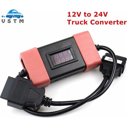 Top Quality 24V to 12V to 24V Heavy Duty Truck Diesel Adapter Cable for X431