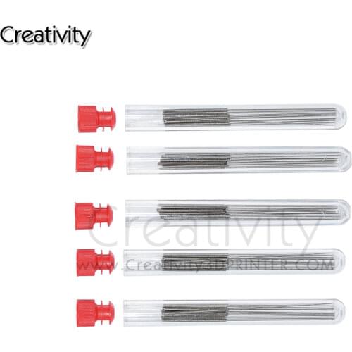 10pc/set Nozzle Cleaning Needle Stainless Steel 0.2mm 0.25mm 0.3mm 0.35mm 0.4mm Part Drill For V6 Nozzle For 3D Printer