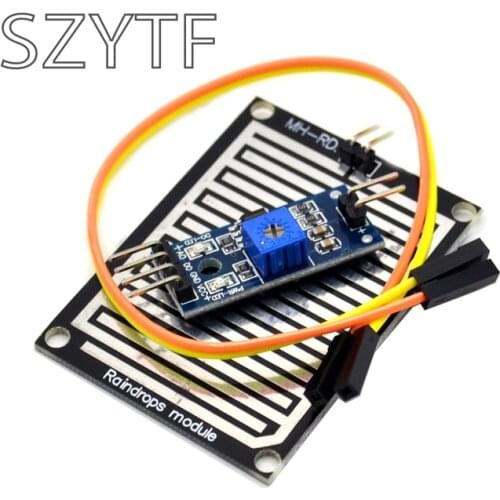 10pcs Snow/Raindrops Detection Sensor Module Rain Weather Module Humidity