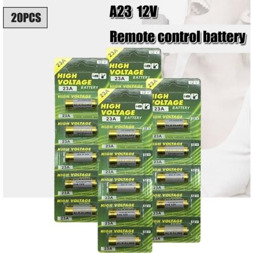 20PCS New Dry Alkaline Battery 23A 12V A23 For Doorbell Car alarm Remote control 21/23 23GA A23 A-23 GP23A RV08 LRV08 E23A V23GA