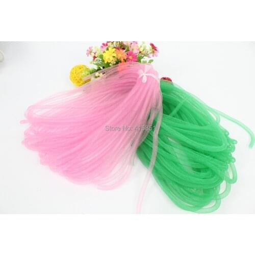 4mm Tubular 100yard/lot 8mm Multicolor Holographic Tinsel Mylar Mesh Tube Braid Tube Fly Tying Minnow Body Flash crinoline