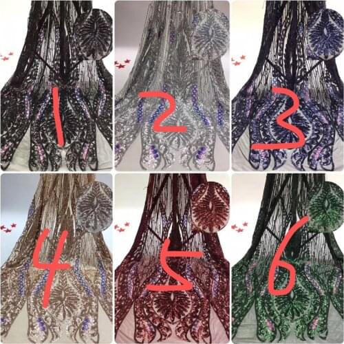 African JRB-8.1305 embroidery french lace fabric Beautiful African tulle mesh lace fabric
