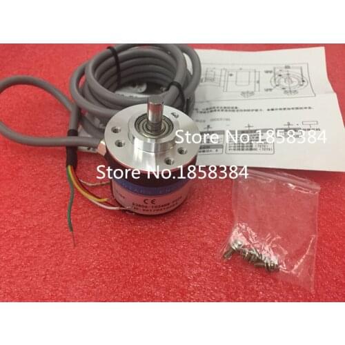 Free Shipping Incremental optical rotary encoder ZSP3806-1024P / R 1024 pulse ABZ phase