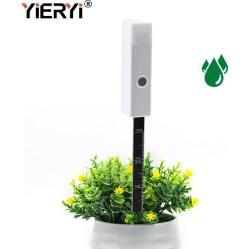 Soil Moisture Meter Sensor Monitor Tester 3-Colors Flashing Light Hygrometer for Planting Flower Garden Moist Testing Instrument