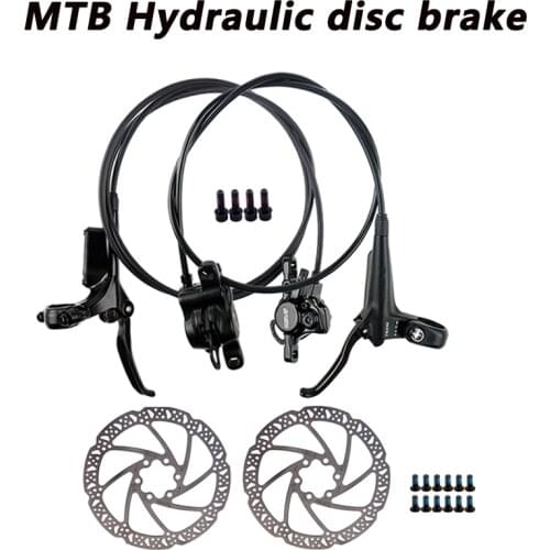ZOOM HB-875 Mountain Bicycle Hydraulic Disc Brake Front Rear 800/1400mm Brakes G3 Rotors Oil Pressure Disc Brake Set MTB Parts