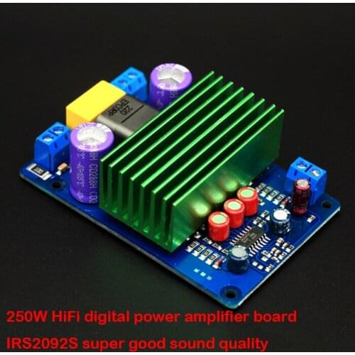 IRS2092S High-power 250W Class D HIFI Digital Power Amplifier Board Finished Board Mono Super LM3886