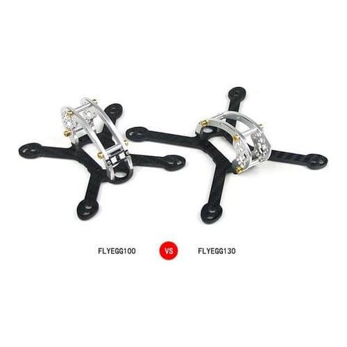 KINGKONG FLYEGG 100mm 130mm frame 7075 aluminum frame carbon fiber Racing FPV gift propeller